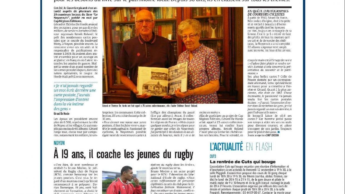 Mille et un récits sur leurs cartes postales | Courrier Picard 9 Septembre 2018